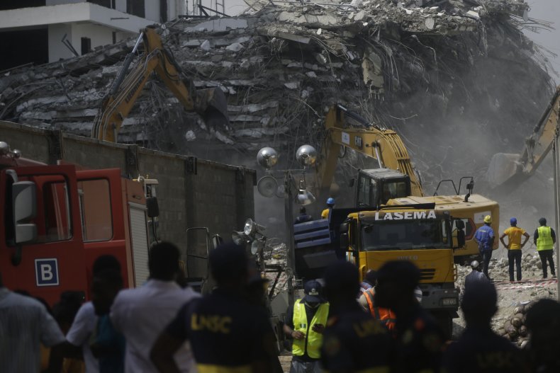 Collapsed Apartment in Nigeria