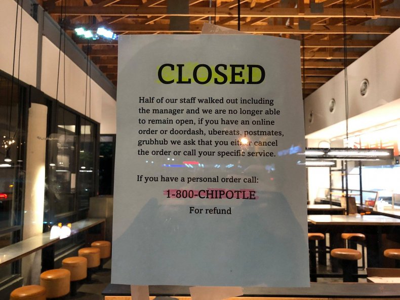 Chipotle Workers Walk Out in Kentucky