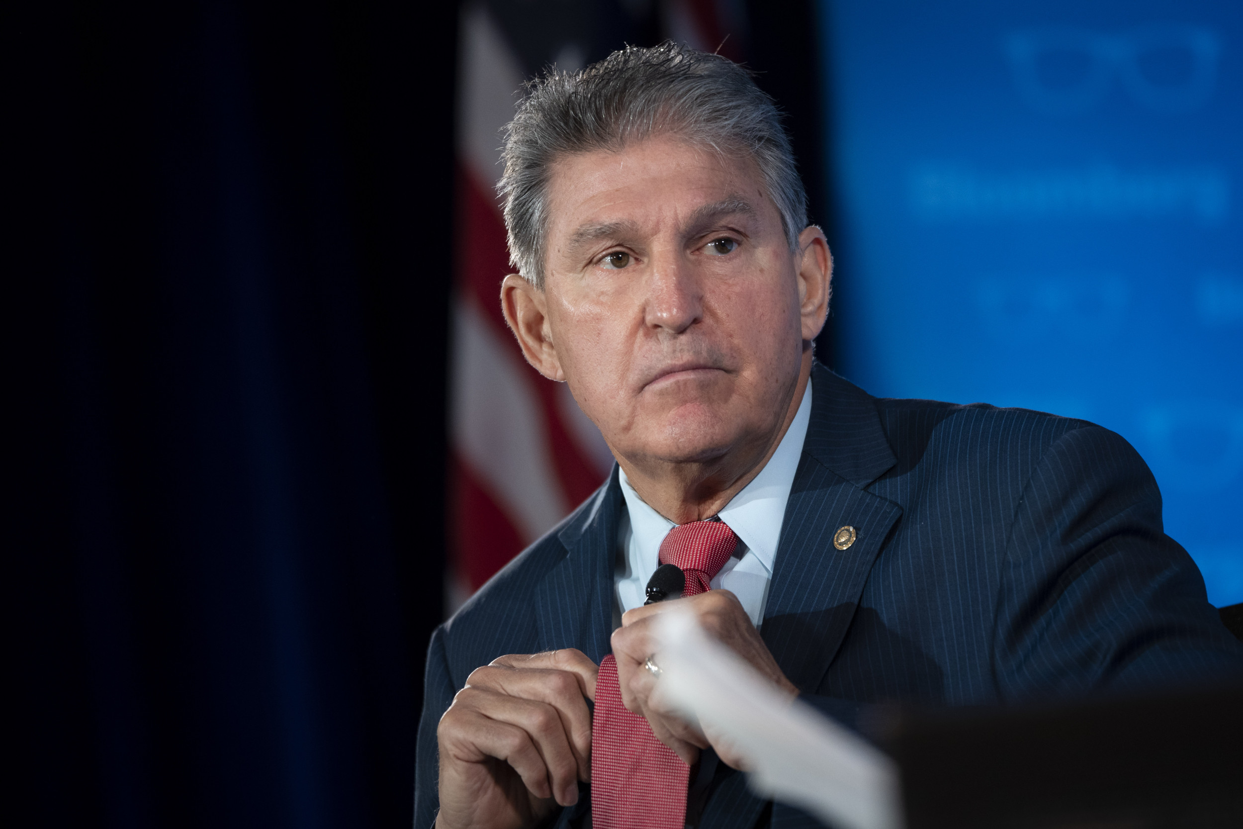 Joe Manchin Driving Maserati Blocked in Parking Garage by Climate ...