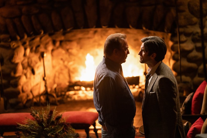 Wes Bentley and Kevin Costner Yellowstone