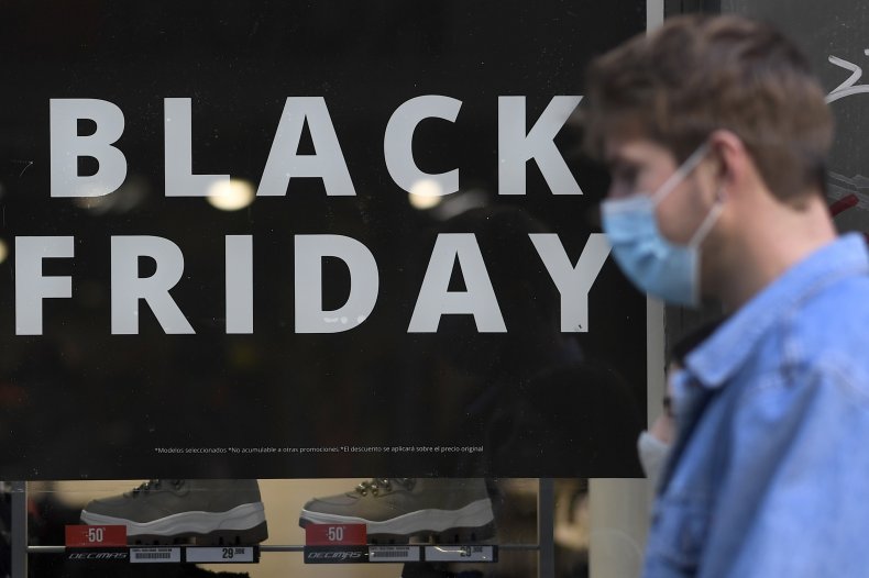 A Black Friday sale sign in Spain.