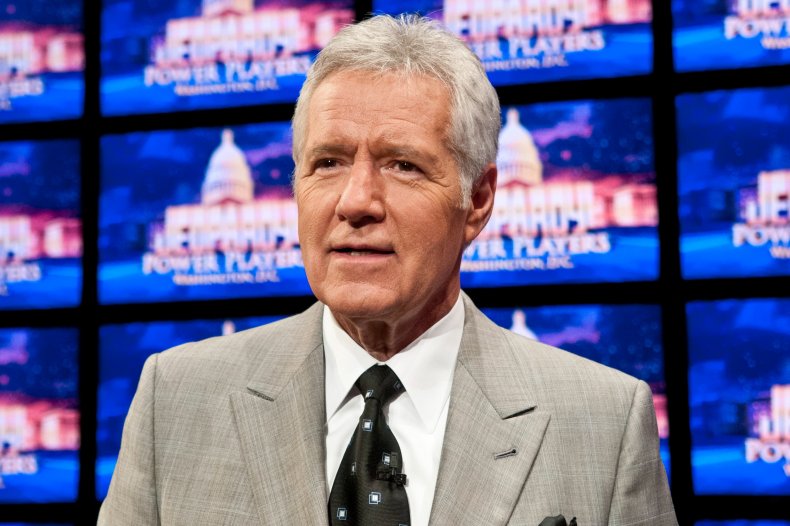 Late "Jeopardy!" host Alex Trebek