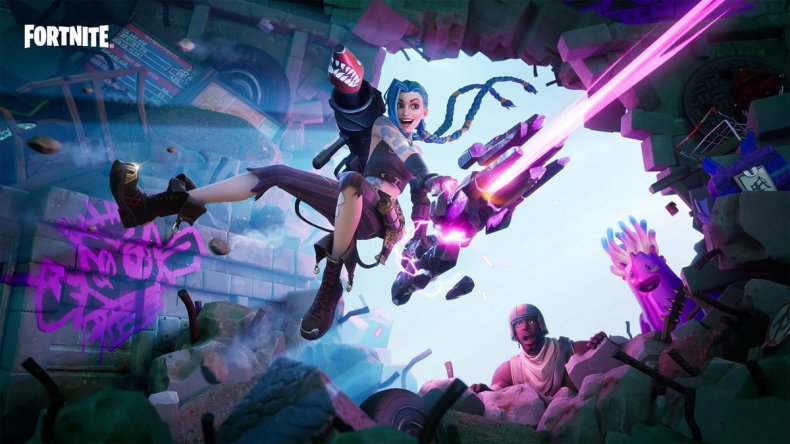 Jinx Fortntie Loading Screen