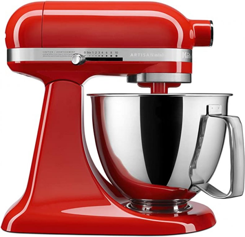 Kitchenaid Artisan Mini Plus 3.5-Qt. Stand Mixer.