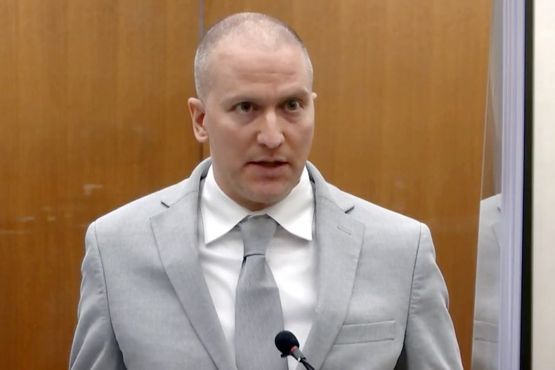 Derek Chauvin in Court