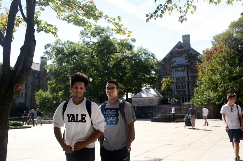 Yale Campus Students