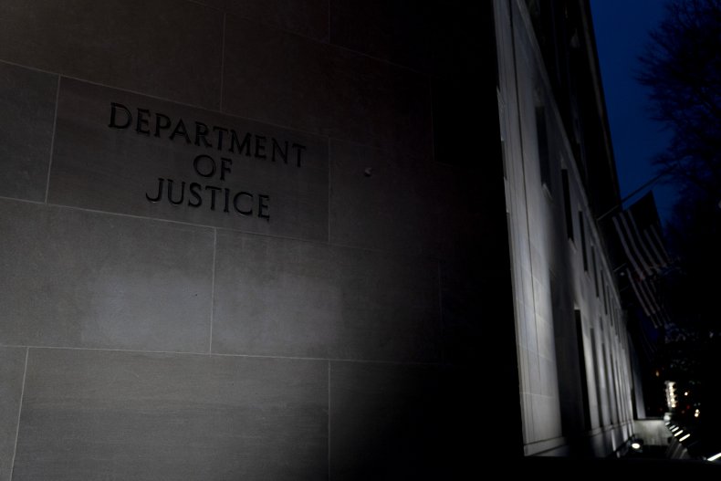 The Department of Justice (DOJ) building on