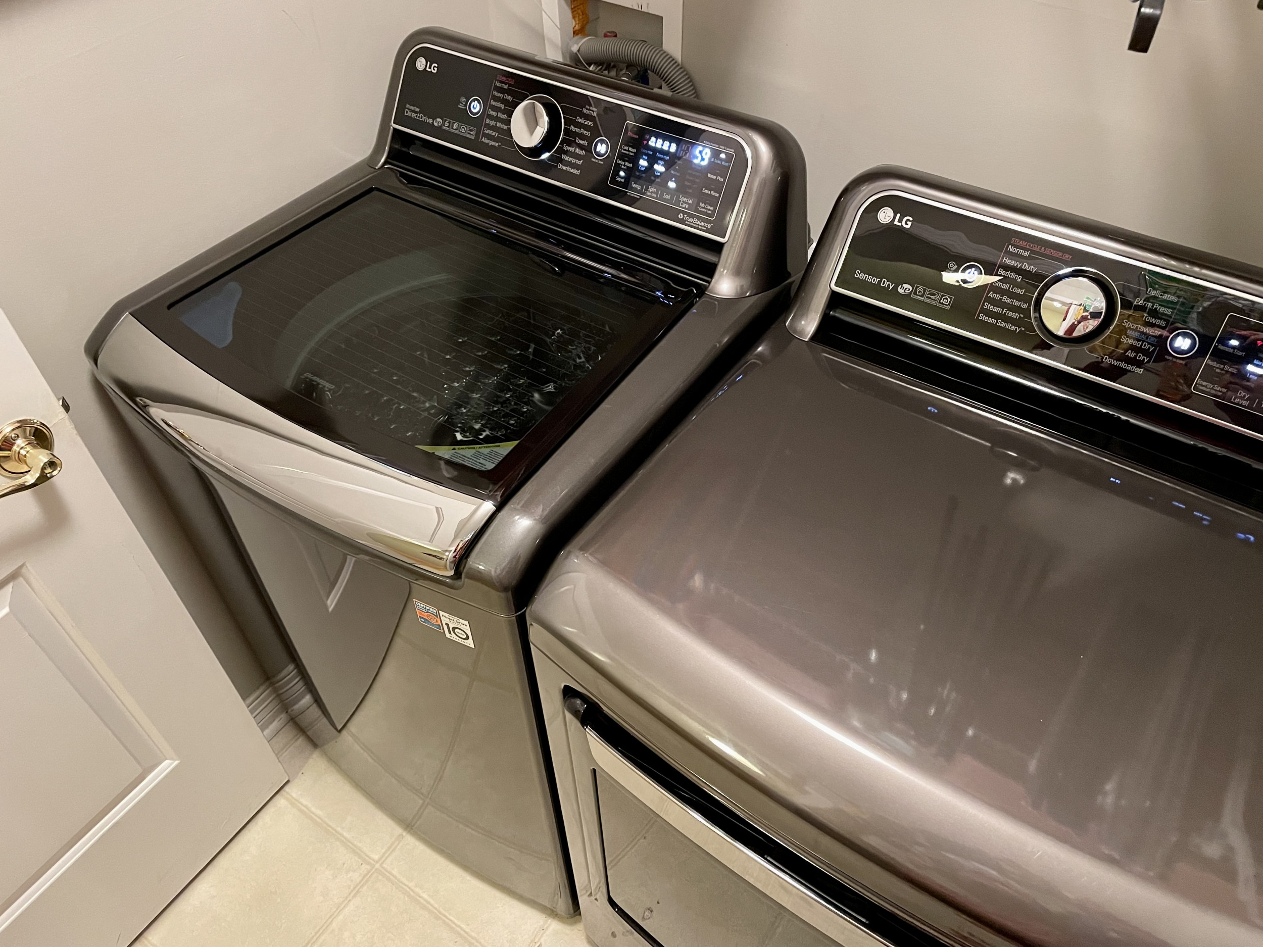 lg top load washer and dryer reviews