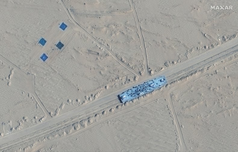 Satellite imagery provided by Maxar Technologies