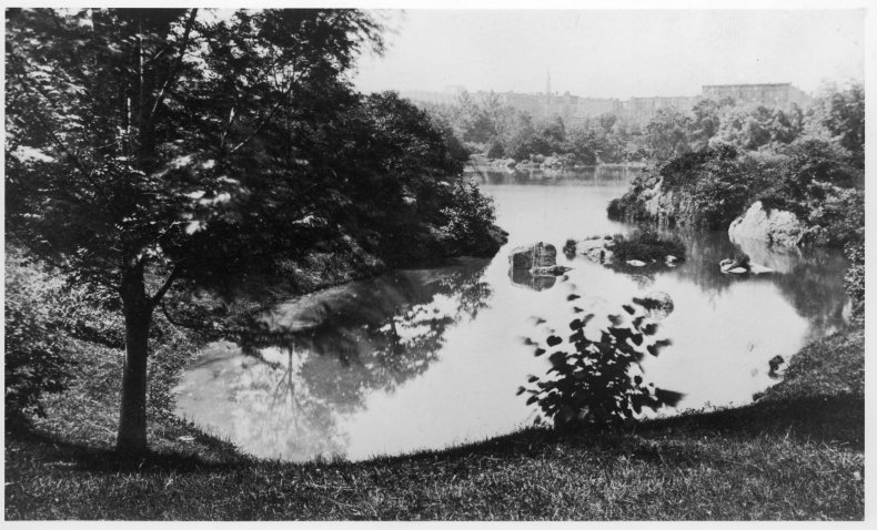 Central Park in 1800s 