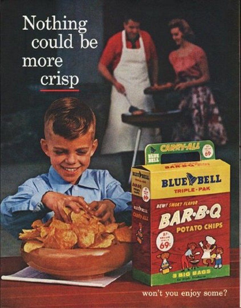 Blue Bell Bar-B-Q chips