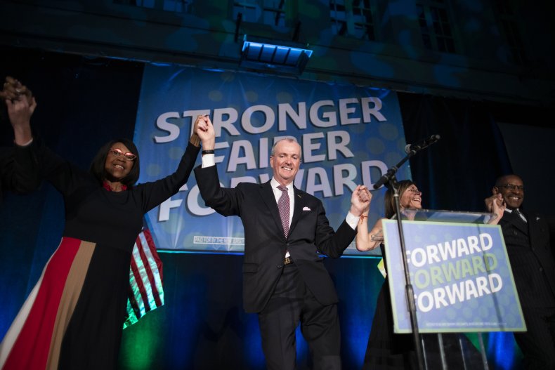 Murphy Gives Victory Speech