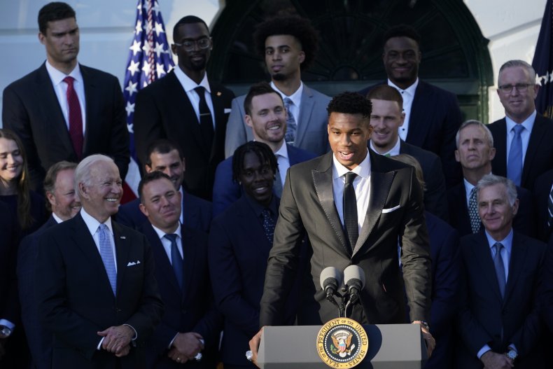 Milwaukee Bucks at The White House