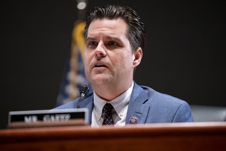 Matt Gaetz Marjorie Taylor Greene impeach Biden