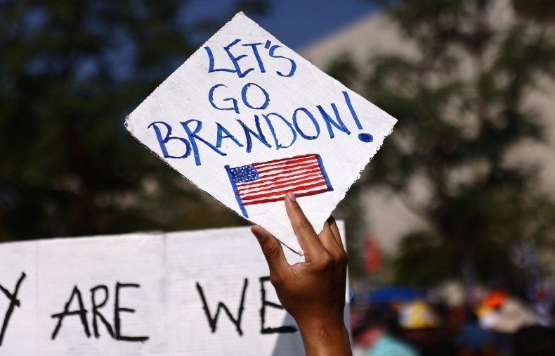 'Let's Go Brandon!' sign 
