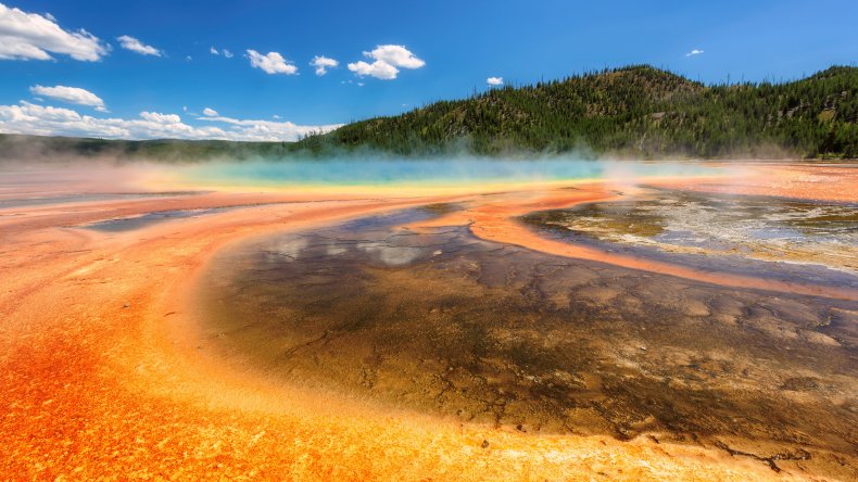 Grand Prismatic Spring in Yellowstone