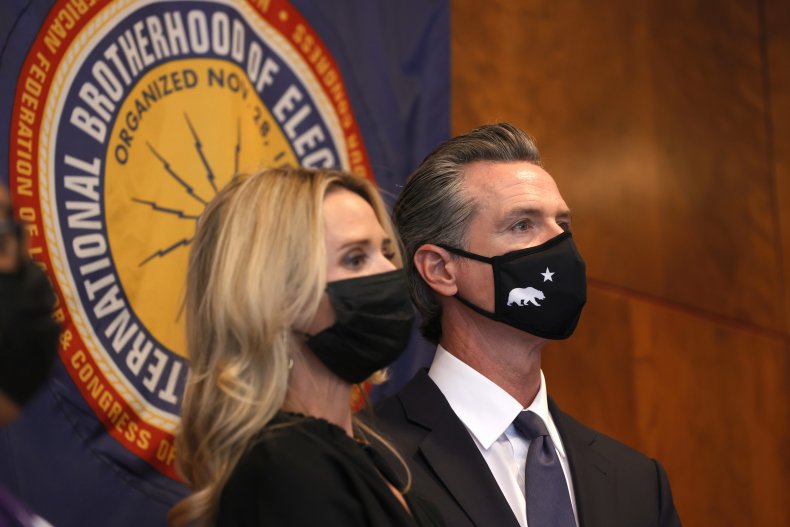 Gavin Newsom and Jennifer Siebel Newsom
