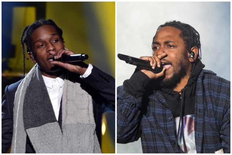 ASAP Rocky and Kendrick Lamar