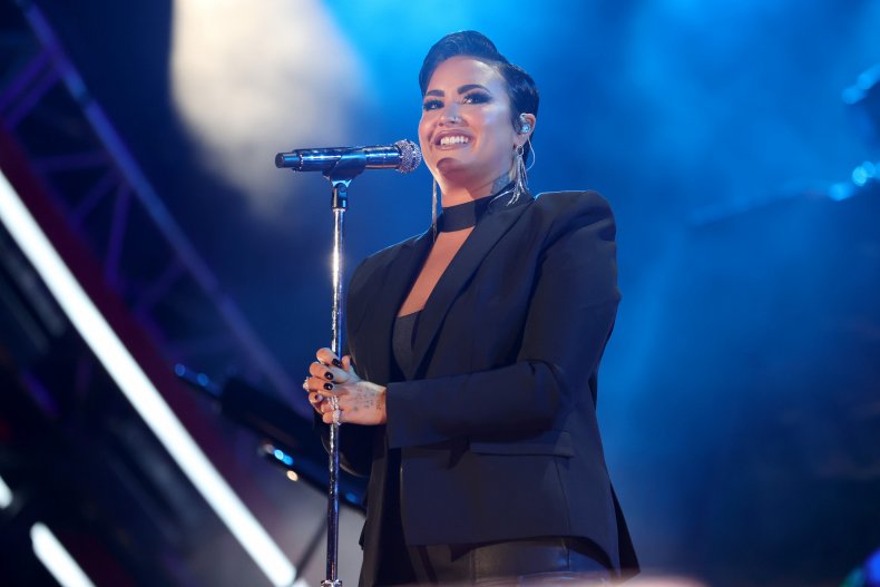 Demi Lovato performs at Global Citizen Live