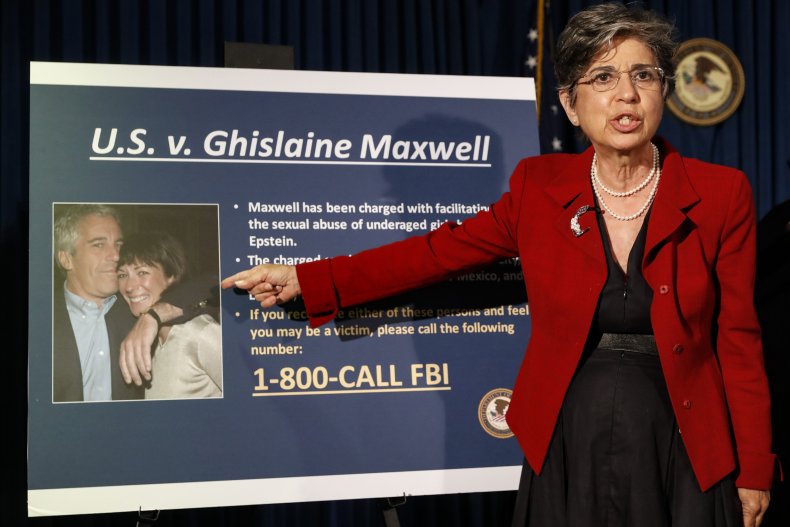 Ghislaine Maxwell, Audrey Strauss, Jeffrey Epstein, Trial