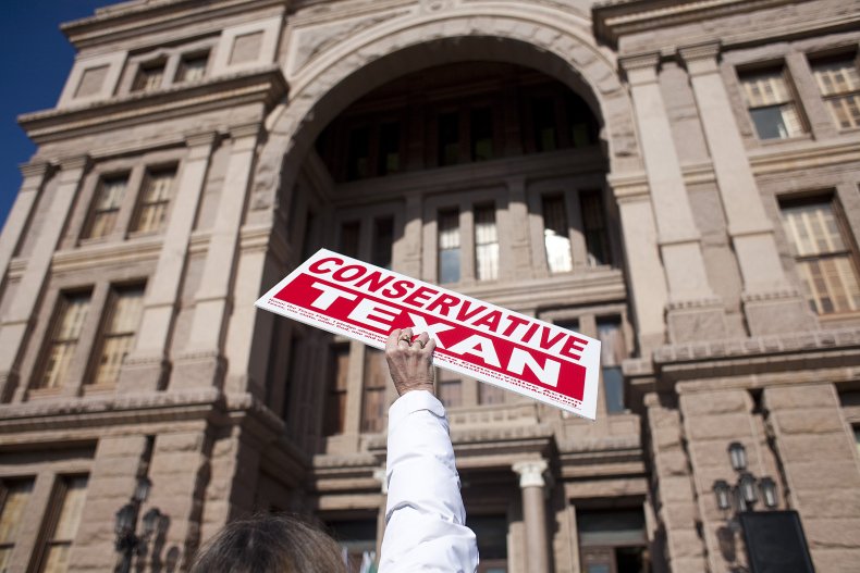 Tea Party Groups Hold Rally At Texas 