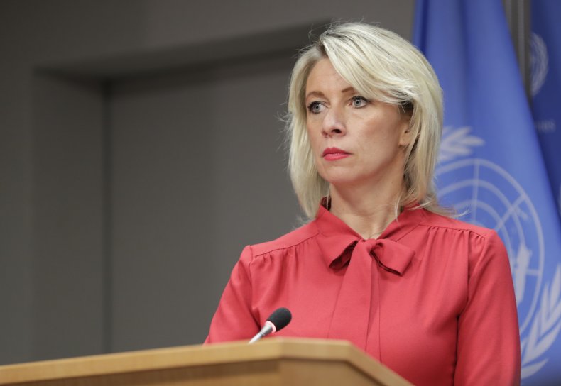 Russian foreign affairs spokesperson Maria Zakharova
