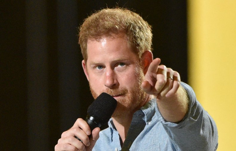 Prince Harry Addresses Vax Live