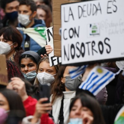 Greta Thunberg protests outside COP26 Greta Thunberg protests outside COP26