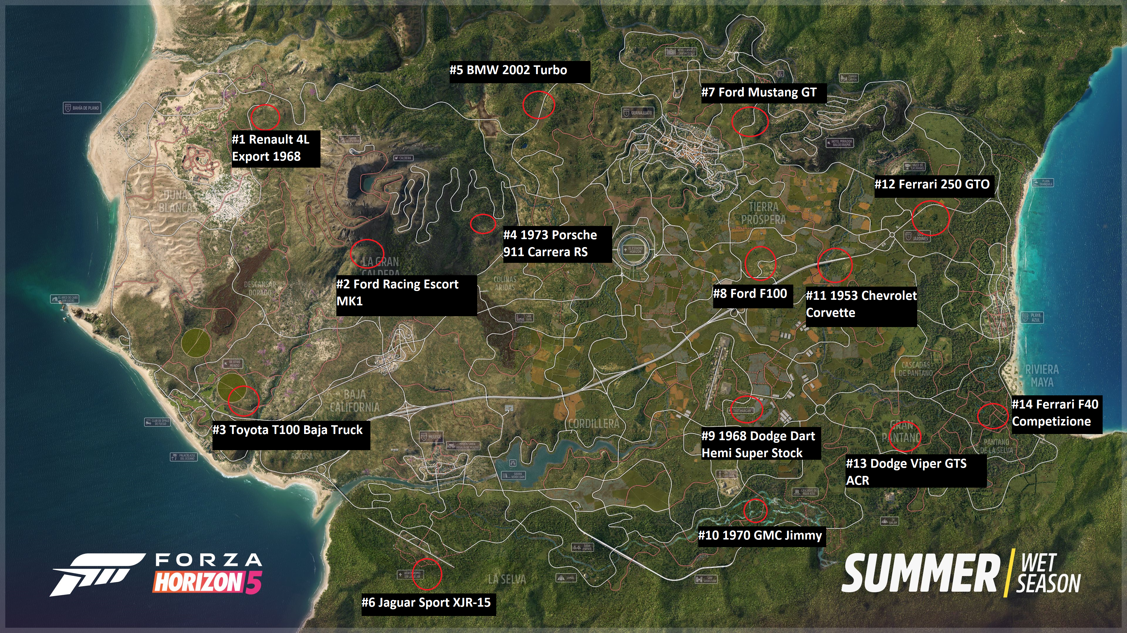 Forza Horizon 5 Barn Finds Locations Here Is Where To Find Every Forza Horizon 5 Barn Finds Locations Here Is Where To Find Every