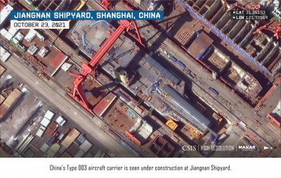 China Prepares to Launch Next Aircraft Carrier China Prepares to Launch Next Aircraft Carrier