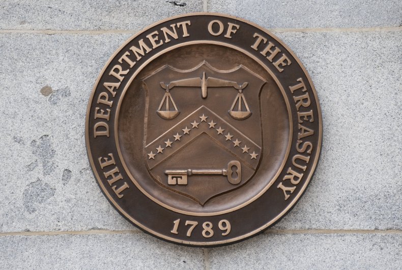  U.S. Treasury Department logo