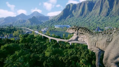 Indominus Rex in Jurassic World Evolution 2