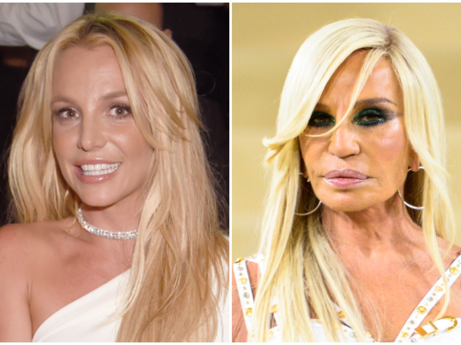 Britney Spears Says Donatella Versace Is Designing Her Gown for