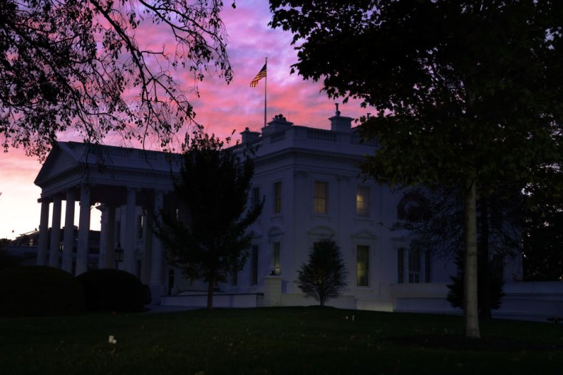 The White House is seen