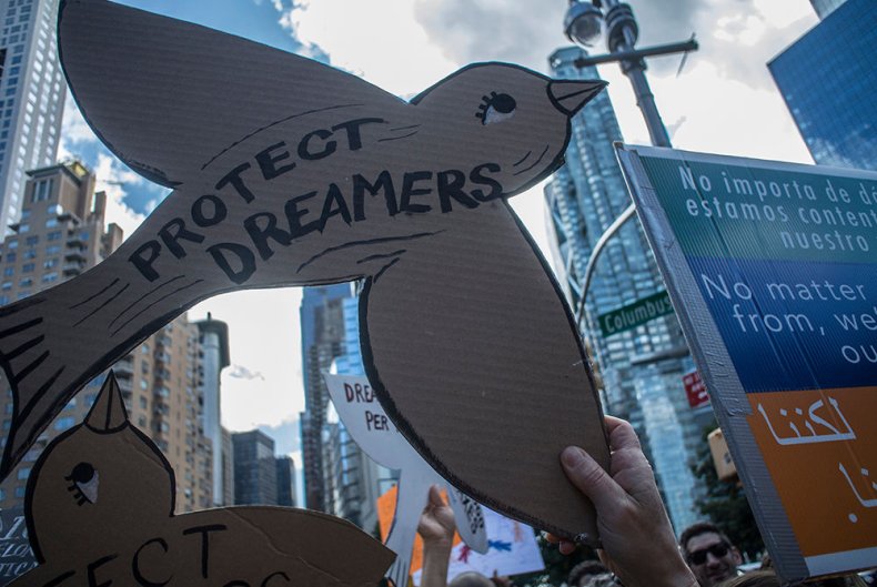 DACA protest in Central Park