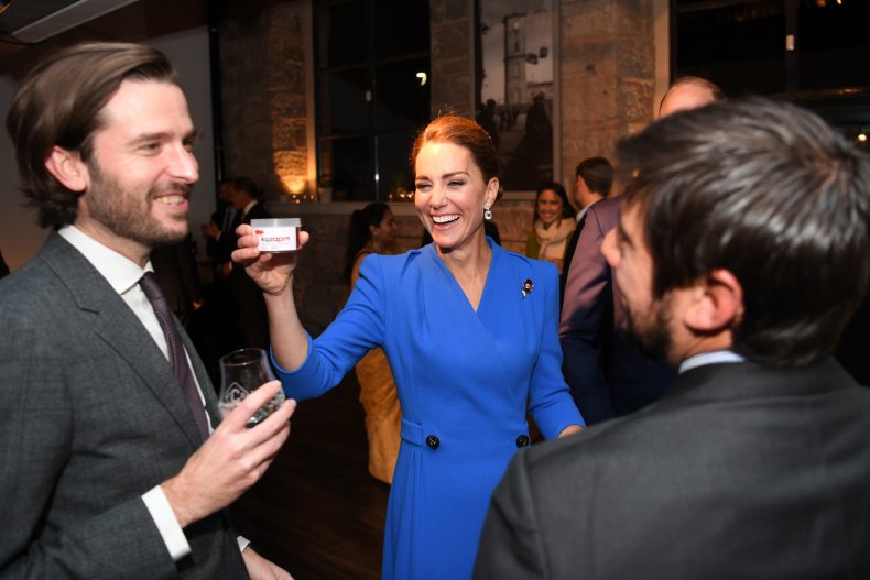 Jason Knauf and Kate Middleton at COP26