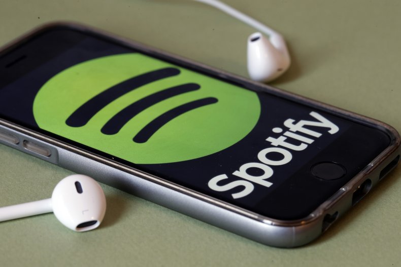 Spotify Logo on an iPhone