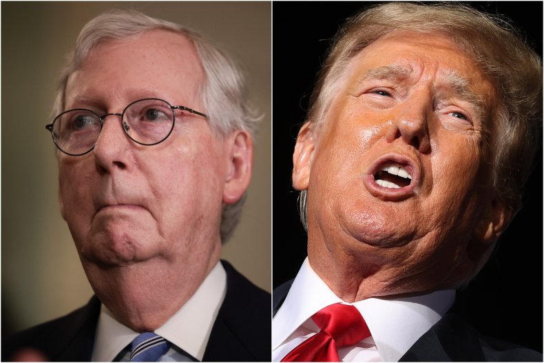 Photo Composite Shows McConnell and Trump