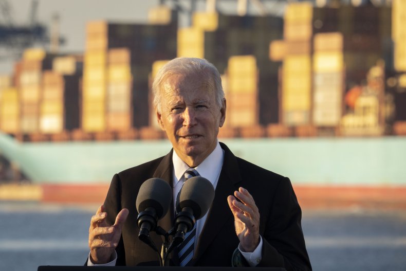 Biden Speaks at the Port of Baltimore