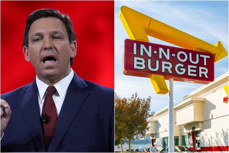 Ron DeSantis and In-N-Out branch
