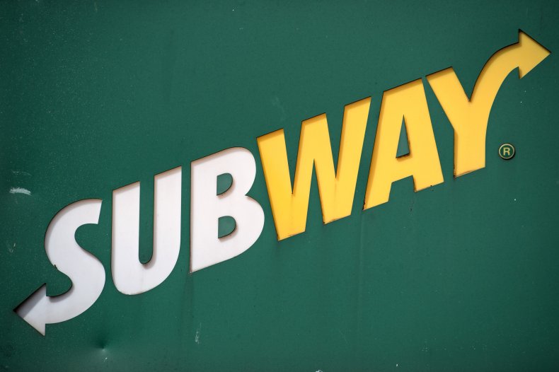 A Subway sign in London, U.K.