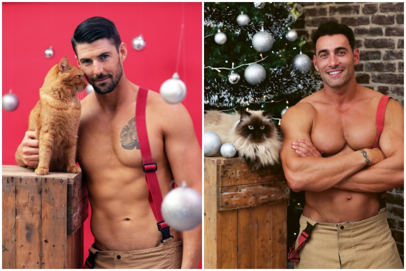 Firefighters pose for Australia's 2022 calendar.