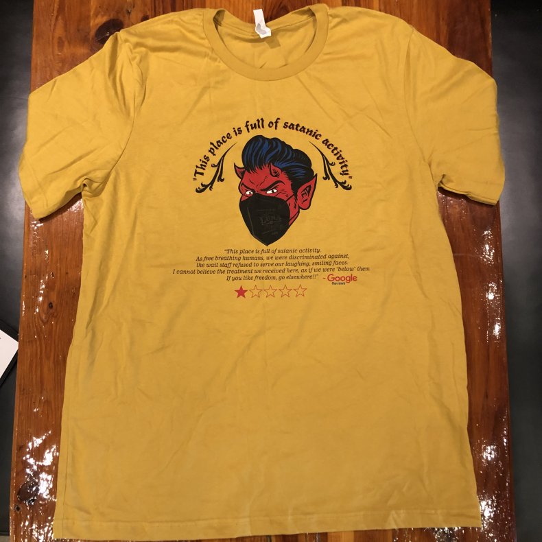 Photo of Luna Rotisserie's shirt.