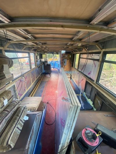 Inside Hayleys London Double Decker Bus Conversion