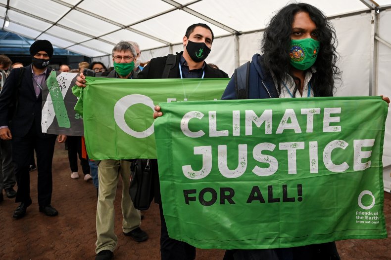 Protesters Demonstrate at COP26 in Glasgow