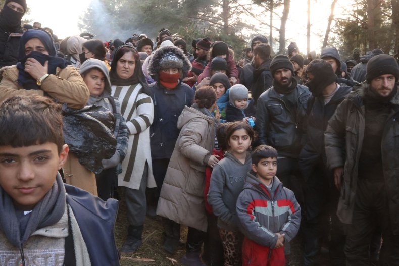 BELARUS-POLAND-MIGRANTS-EU