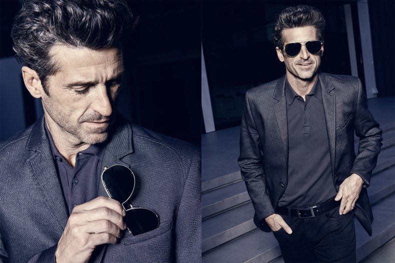 Patrick Dempsey Porsche Design sunglasses eyewear