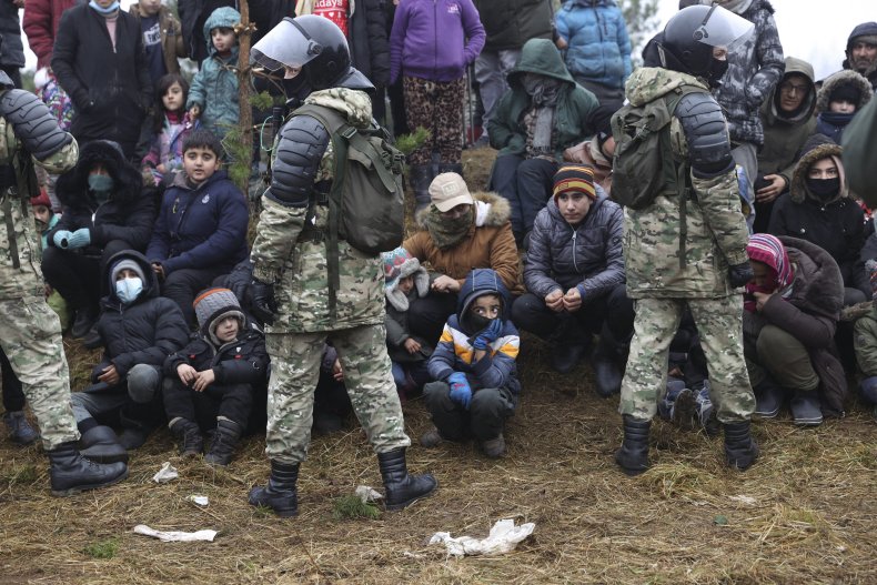 BELARUS-POLAND-EU-MIGRANTS