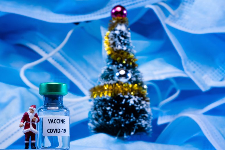 Covid vaccine Santa Clause