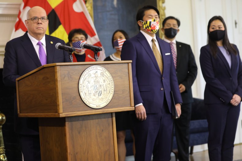 Larry Hogan, Governor, Anti-Asian Hate Crimes